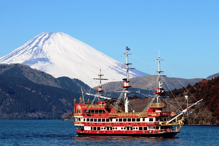 Tokio: Excursión de un día a Hakone Fuji con crucero, teleférico y volcánDesde la estación de Shinjuku