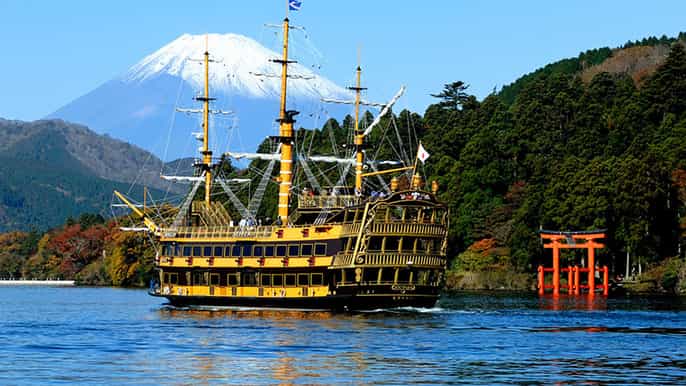 hakone fuji day tour cruise cable car and volcano