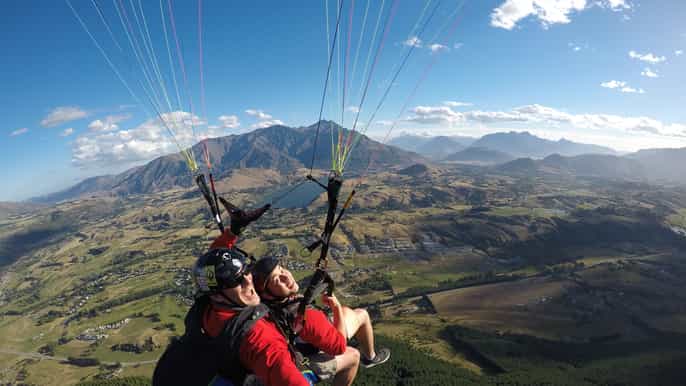 queenstown summer tandem paragliding