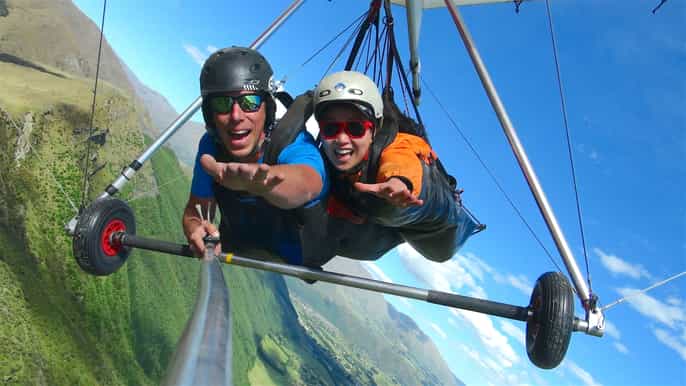 queenstown tandem hang gliding experience