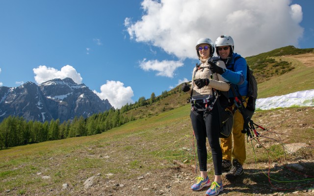 Innsbruck - Neustift im Stubaital: Paragliding Tandemflight