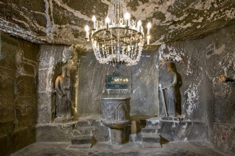 Tour guiado mina de sal de Wieliczka y recogida en CracoviaTour en inglés