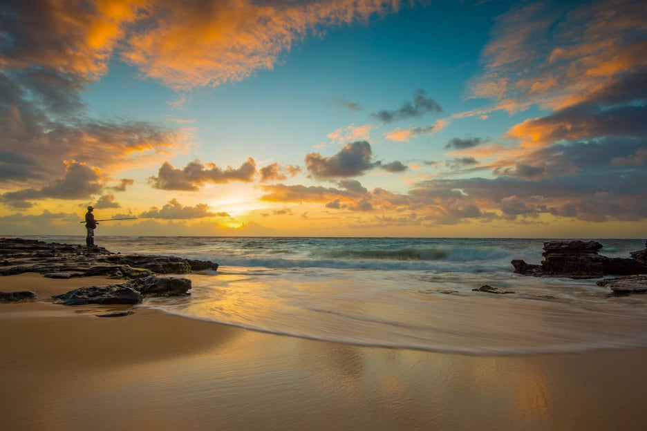 El primer día debes hacer una excursión fotográfica de 10 horas al amanecer y por toda la isla