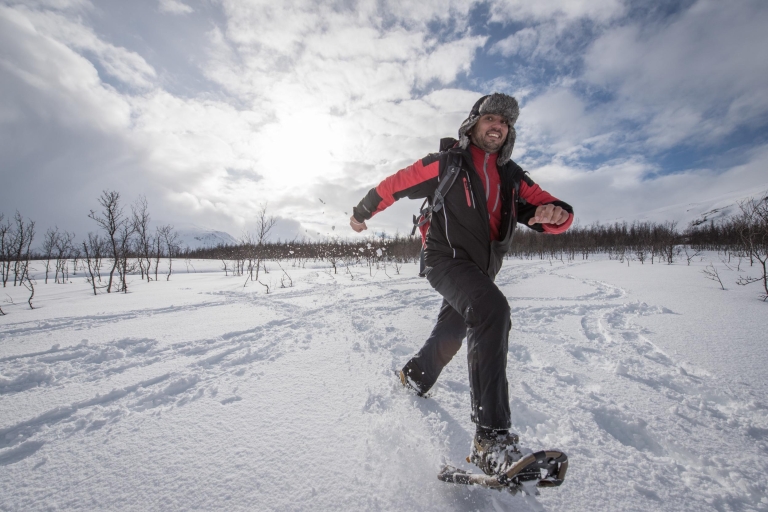 Desde Tromso: Tour de raquetas de nieve para grupos pequeños