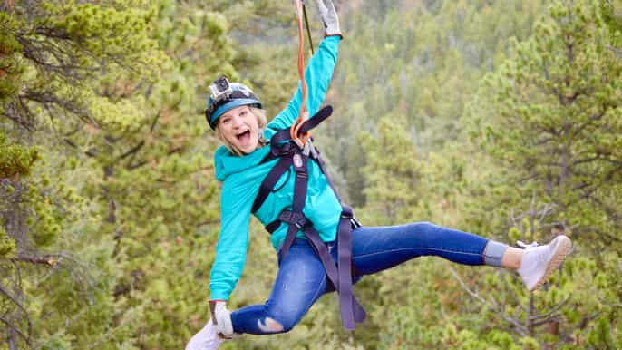 the rocky mountains 6zipline adventure tour
