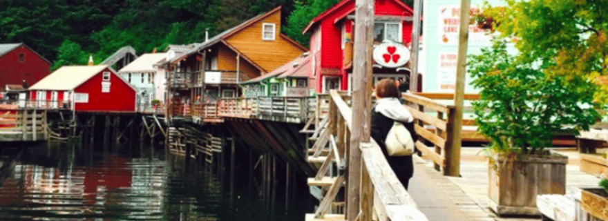 Excursion à Ketchikan : visite citadine et parc totémique de Potlatch