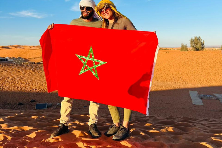 From Marrakech: 3-Day Merzouga Tour with Camel Trek & Luxury Camp Shared Standard Sahara Tour – Popular Choice