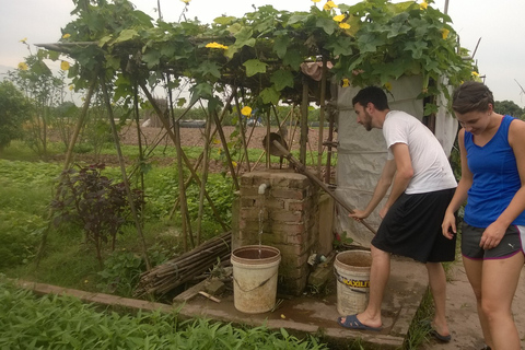 Visite de la ferme de Hanoi et cours de cuisine avec une famille locale