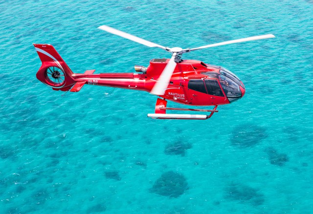 Bild Great Barrier Reef Außenriff: Bootsfahrt & Helikopterflug (Kreuzfahrt-Ausflug)