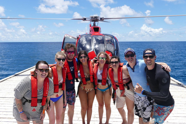 Outer Great Barrier Reef Cruise & Scenic Helicopter Flight