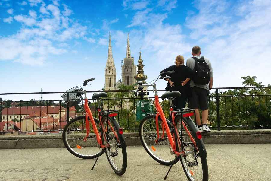 Zagreb: Klassische Fahrrad-Tour