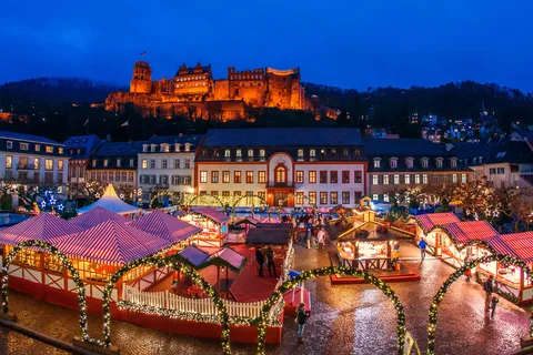 Heidelberg: Tour a pie de 1,5 horas por el Mercado de Navidad
