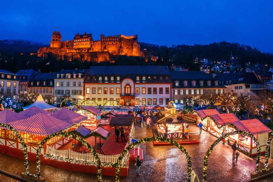 Heidelberg: 1,5-stündige Weihnachtsmarkt-Tour