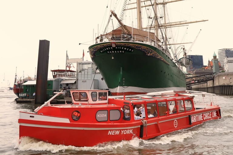 Hamburg: 1-dniowy rejs Hop-on Hop-off z komentarzem na żywoBilet łączony: Cruise + Entrance Maritime Museum