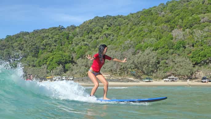 aprenda a surfear a excursão mais longa da onda e da praia de austrália