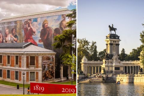 Madrid: Prado Museum and El Retiro Park Guided Tour