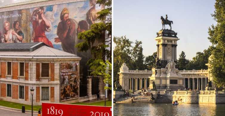 Art Now and Then: Buen Retiro Park, Madrid, Spain