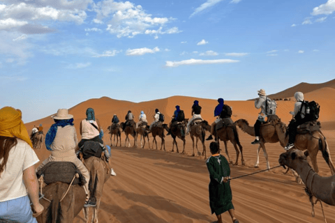 من فاس: رحلة ذهاب وعودة لمدة يومين عبر صحراء مرزوقة وركوب الجمالخيار الجولة المشتركة