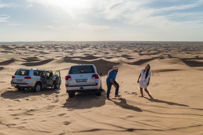 Dubái: safari dunas rojas, camello, sandboarding y barbacoaTour compartido (4 horas)