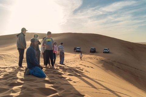 Dubái: safari dunas rojas, camello, sandboarding y barbacoaTour privado con barbacoa en campamento beduino (7 horas)