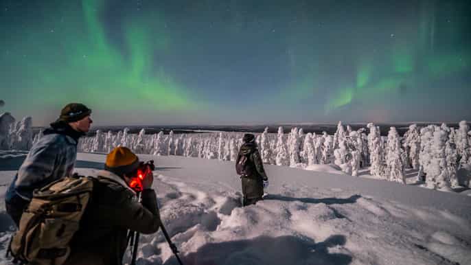 rovaniemi découverte du northern lights photography tour