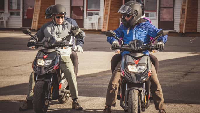 ile dorleans scooter rental service