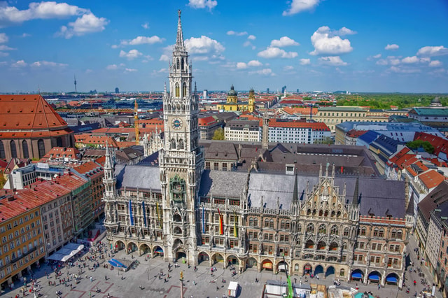 Visit Munich City Marienplatz and English Garden Walking Tour in Bernina Alps, Switzerland