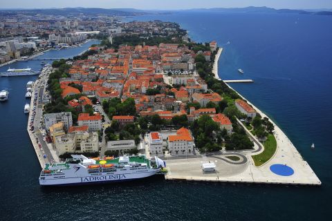 Excursão ao pôr do sol em Zadar saindo de Split ou Trogir