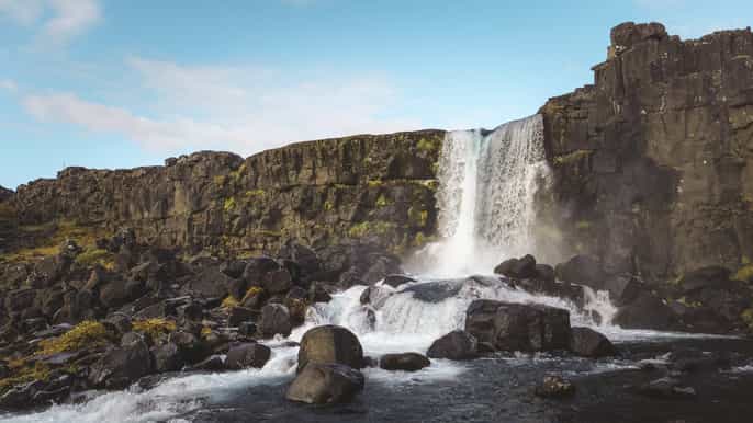 reykjavik golden circle and waterfalls small group tour