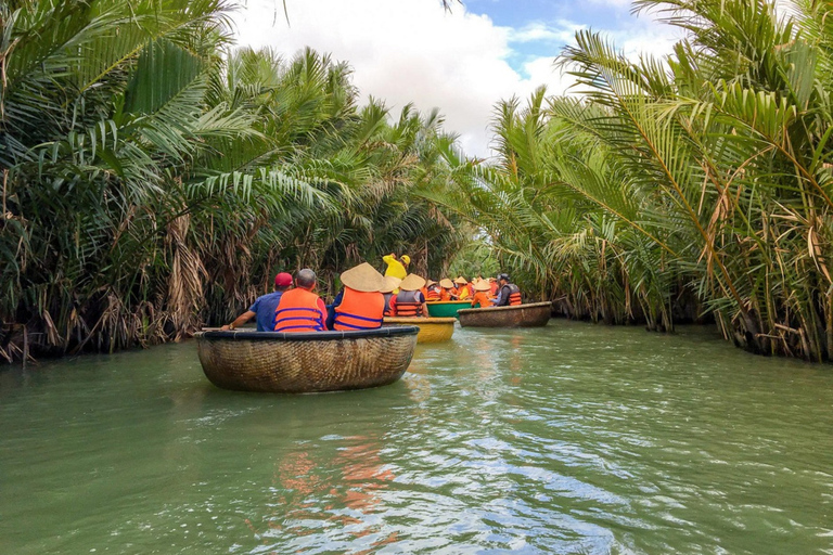 Experience Bamboo Basket Boat on Coconut village w Locals