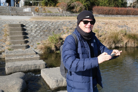 E-Bike Tour in Kyoto with Asuka, Japanese graduate student