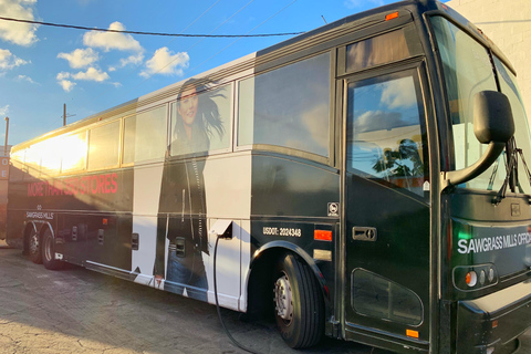 Desde Miami: Servicio de transporte al centro comercial SawgrassDesde Miami: Servicio de transporte al centro comercial Sawgrass Mall