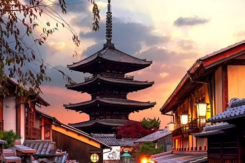 Całodniowa prywatna wycieczka do Kioto z anglojęzycznym kierowcą