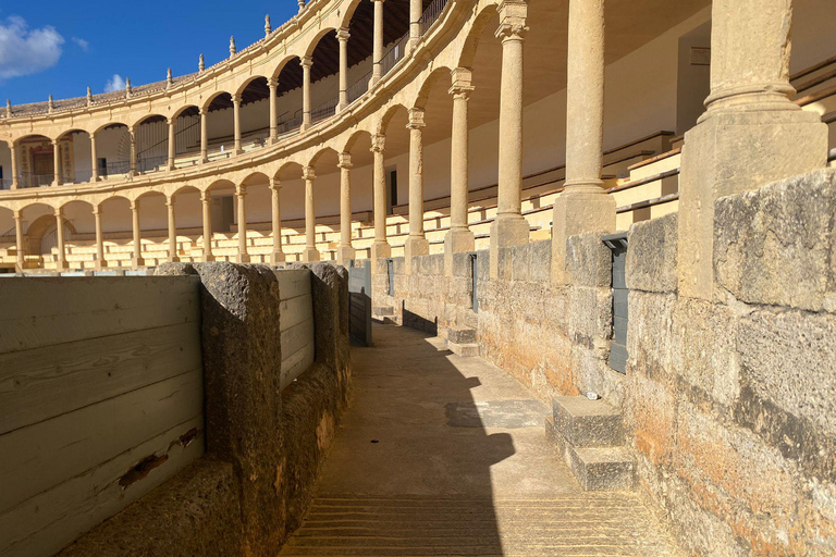 from Mijas, Malaga: Private tour Ronda incl. transfer, bullfighting arena and tapas