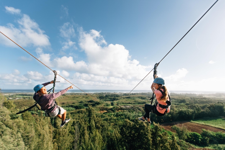 Oahu: North Shore Zip Line Adventure with Farm Tour Zip Line Option with No Transportation (Meeting Point)