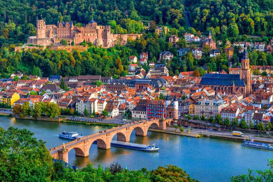 Ab Frankfurt: Fahrt in die malerische Stadt Heidelberg