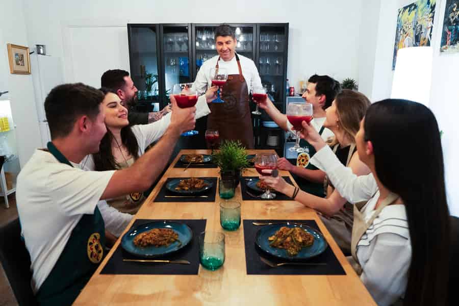 Madrid: Paella und Sangria Workshop mit Tapas