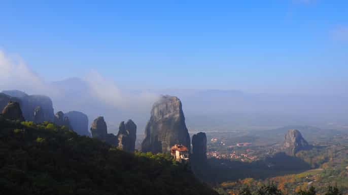 two day train journey from thessaloniki to meteora