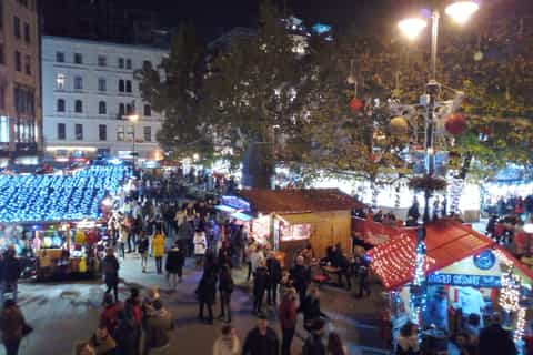 budapest recorrido a pie por el mercado navideño