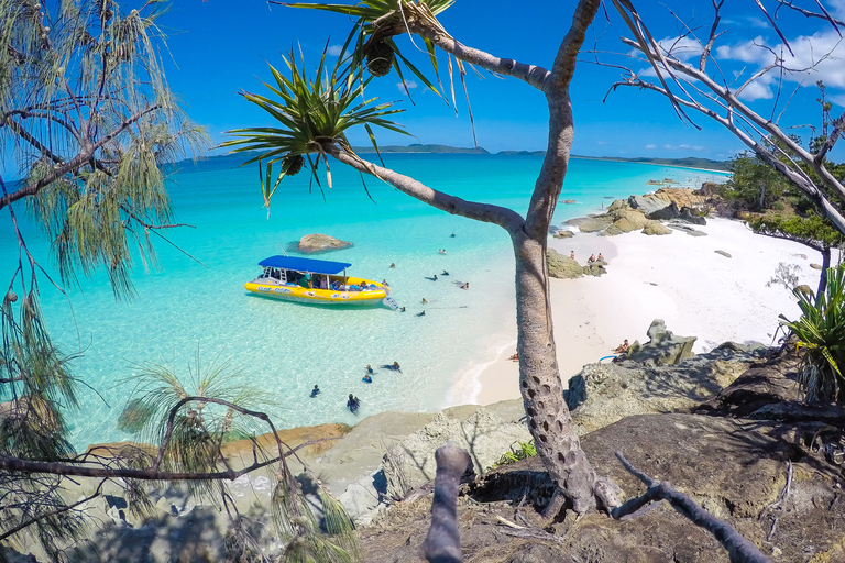 Whitsundays: Ocean Rafting Fly Raft Tour med snorklingNaturskön flygning och rundtur till norra Whitehaven Beach