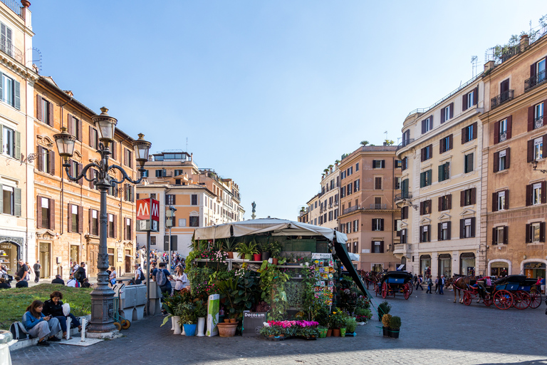 Rome : fontaine de Trevi, place d'Espagne et PanthéonVisite à pied privée de Rome en anglais – demi-journée