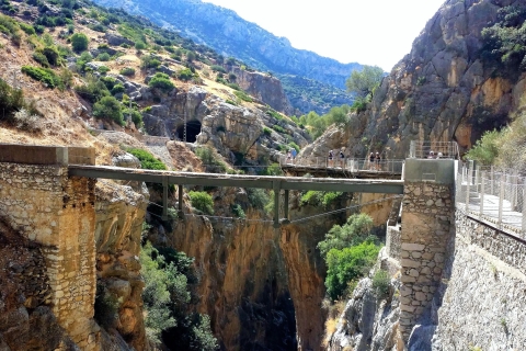 Depuis Costa del Sol : excursion privée au Caminito del ReyVisite privée de la ville de Marbella, Ronda, Antequera ou Malaga