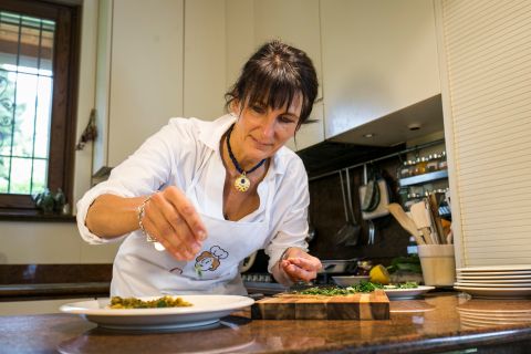 Aosta: privé kookles en maaltijd bij een local