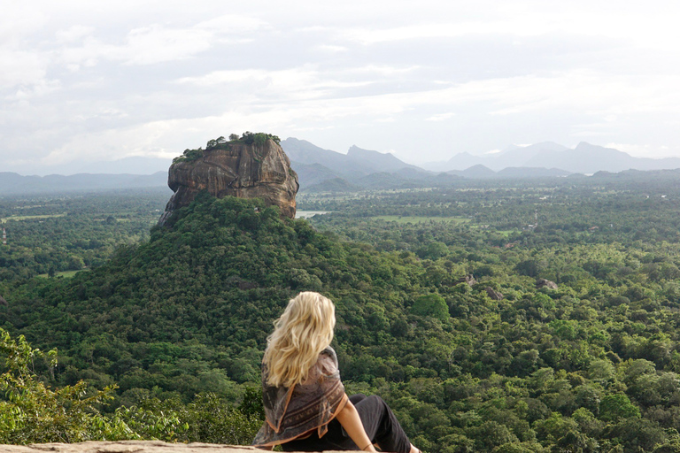 Sigiriya and Pidurangala Rock From Colombo