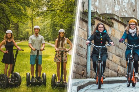 Prague Highlights: Segway & E-Scooter Tour with Taxi Pick-Up