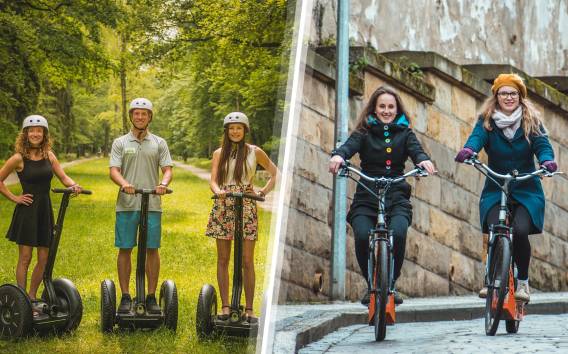 Prag: 3-Stunden-Combined Segway & E-Scooter-Tour