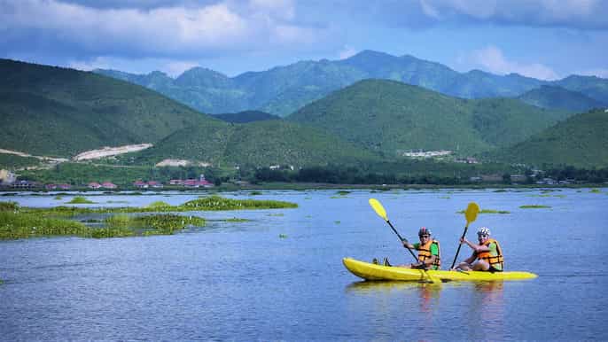 bike boat kayak tour