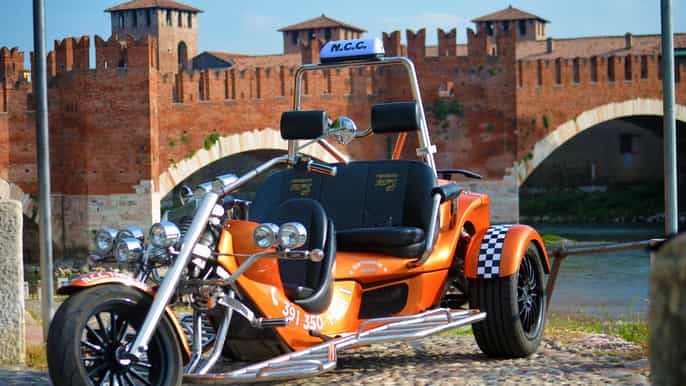 verona private transfers and sightseeing by trike