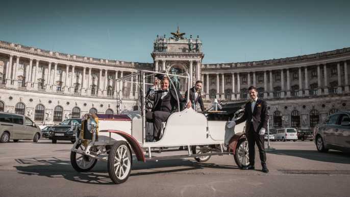Viena: City Sightseeing Tour en un Electro Vintage Car