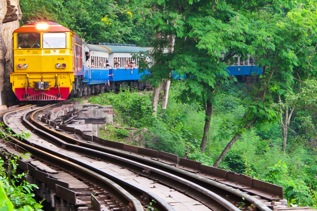 Tour privato del fiume Kwai e dell'Hellfire Pass di Kanchanaburi